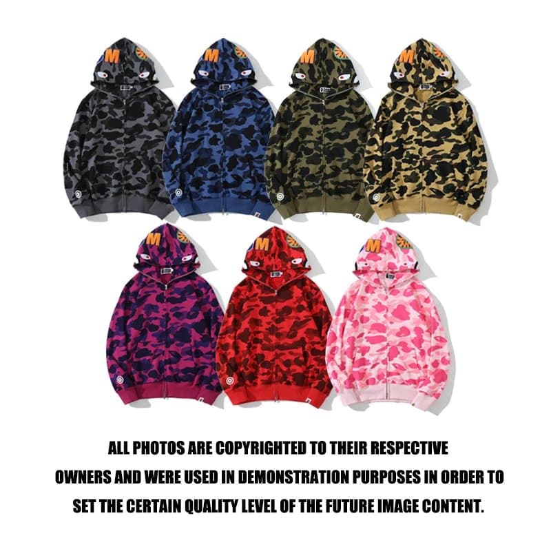 BAPE Shark Hoodie Collection