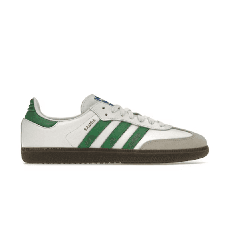 Adidas Samba White Green Sneakers