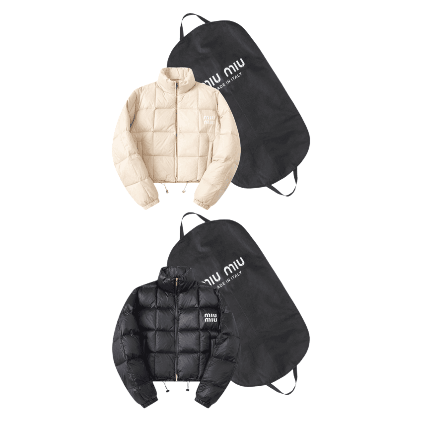 Miu Miu Quilted Down Jacket Set