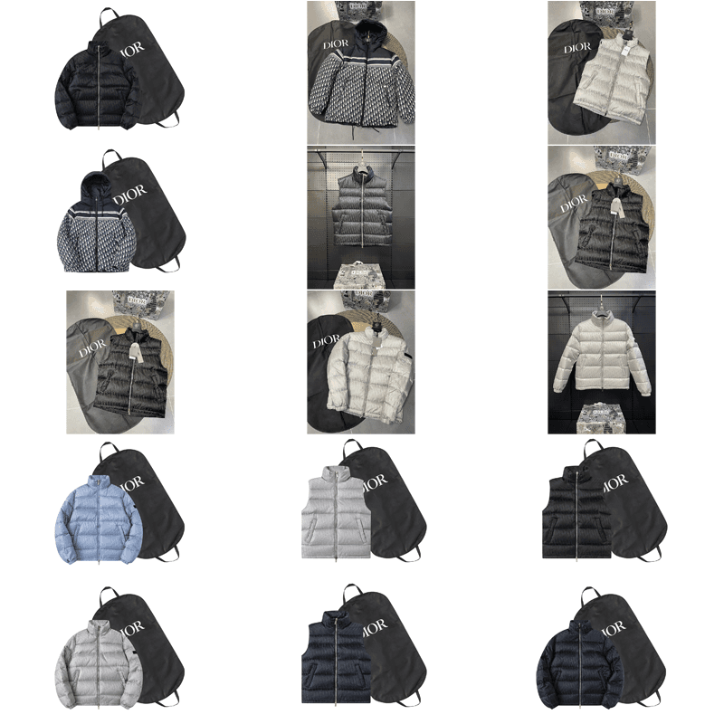 Dior Down Jackets and Vests Collection