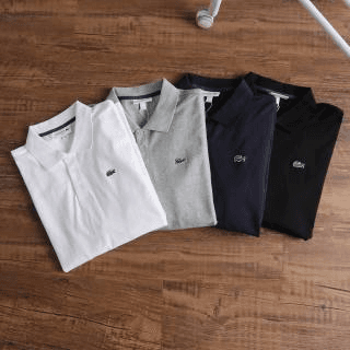 Polo Shirts Collection - White, Gray, Navy, Black