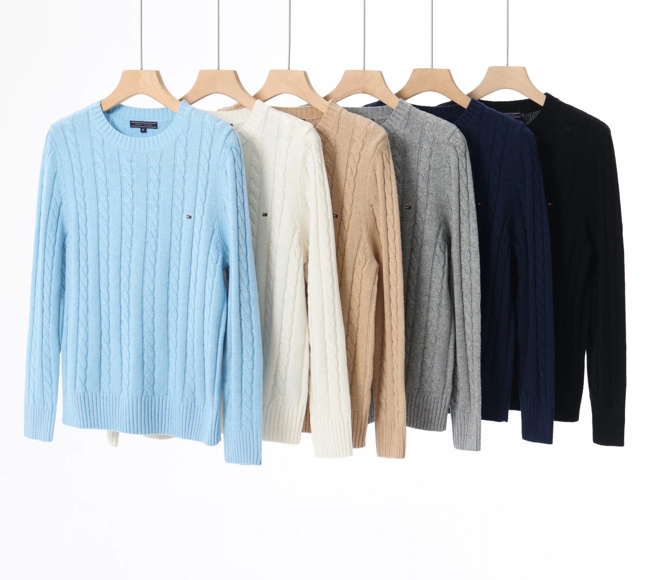 Tommy Hilfiger Cable Knit Sweaters Collection