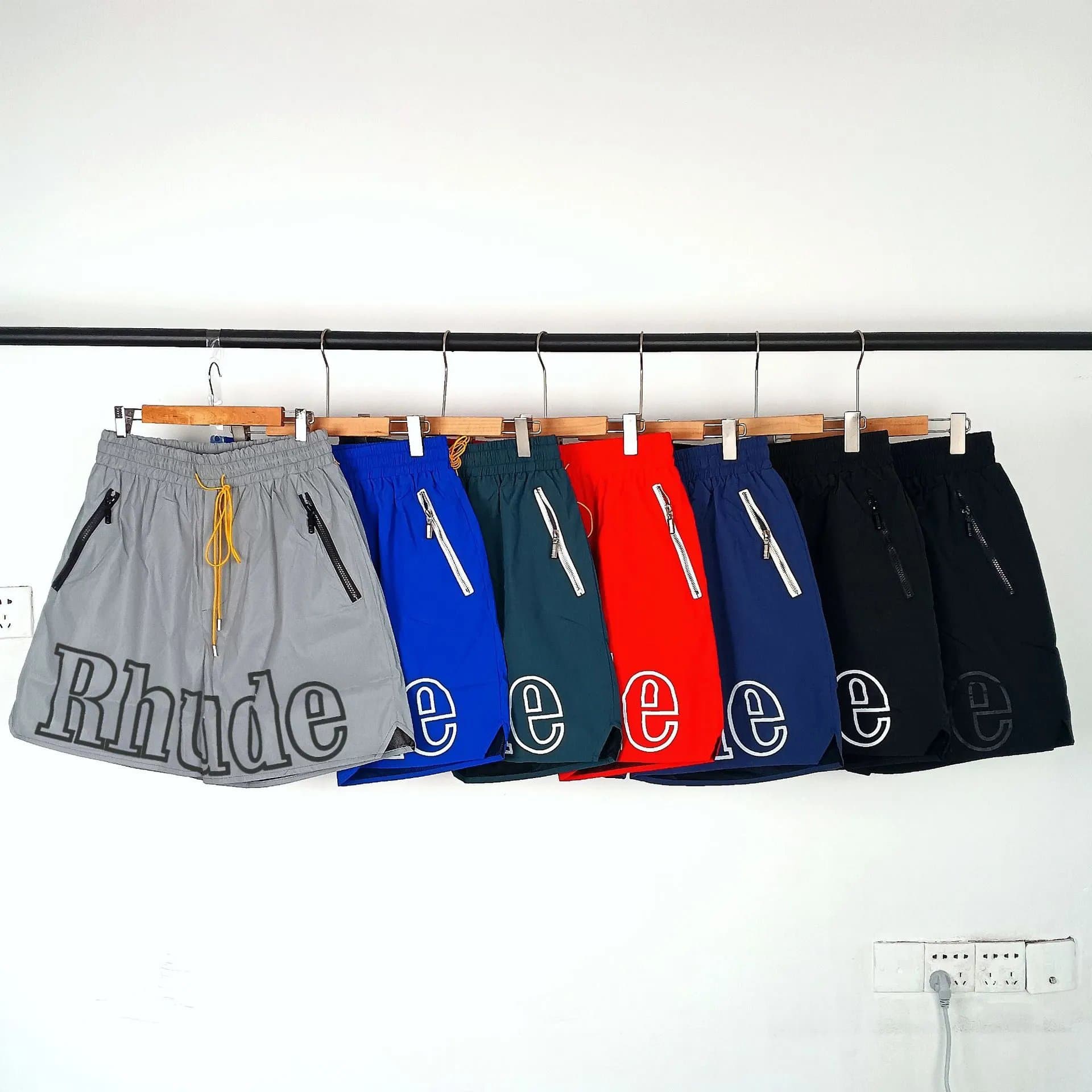 Rhude Logo Print Shorts Collection