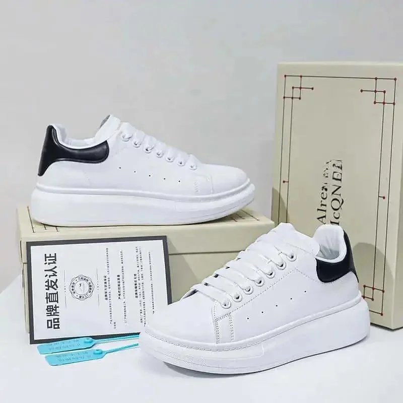 McQueen white shoes