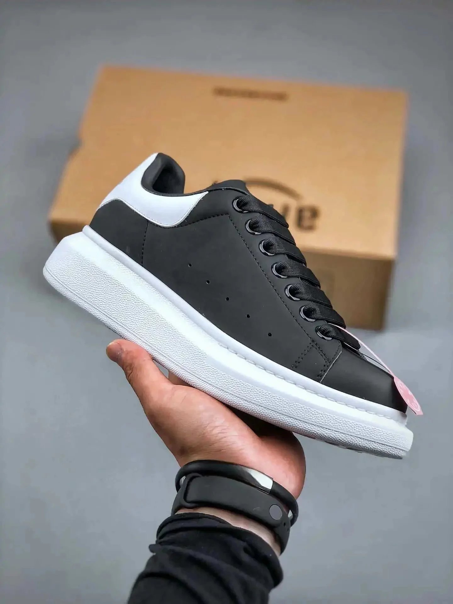 McQueen white shoes